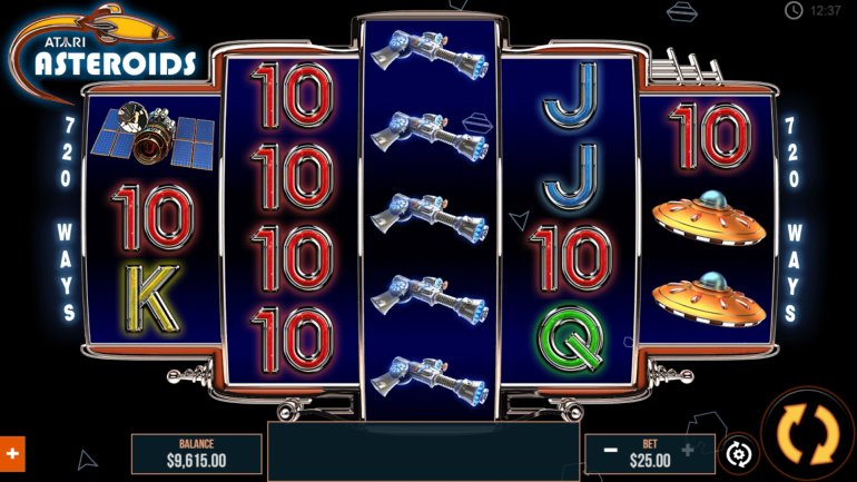  Atari Asteroids pokie machine